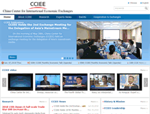 Tablet Screenshot of english.cciee.org.cn